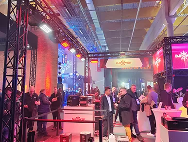 DJPOWER succeeded in participating Prolight + Sound Frankfurt Exhibition 2023