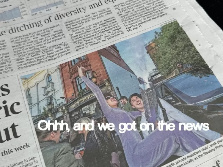 DJPOWER fog gun A-1 appeared in The Times!